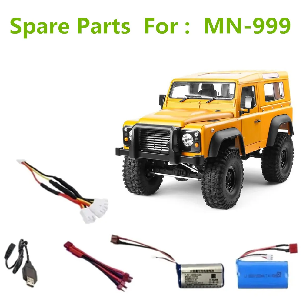 MN-999 RC Car Spare Parts Battery 7.4V 1500mAh /3000mAh/ 3 in 1 line Suitable For: Mn-999 Spare battery