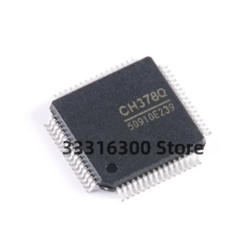 5PCS New CH378Q  QFP64  Ethernet protocol stack chip IC