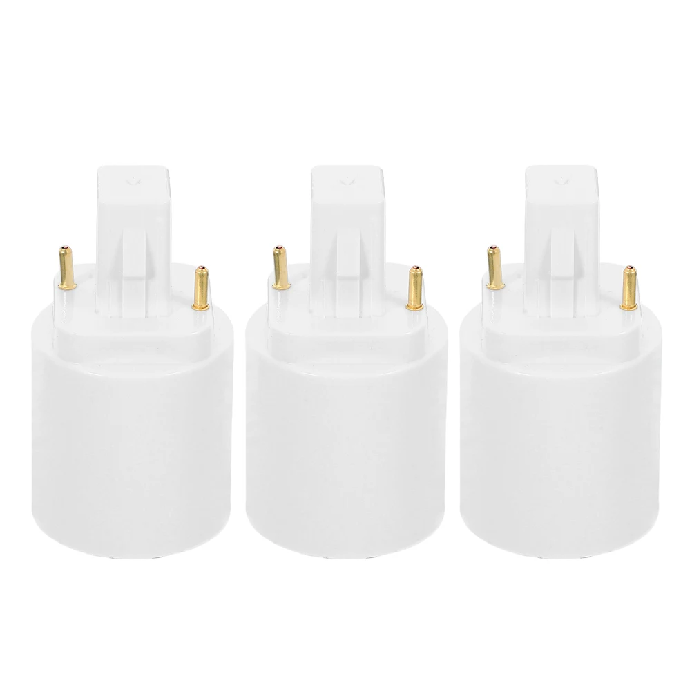 

3 pcs Lamp Adapter Light Socket Converter to E27 Two Prong Replacement Bulb Holders Lamp Base Adapter LED Lighting Solution