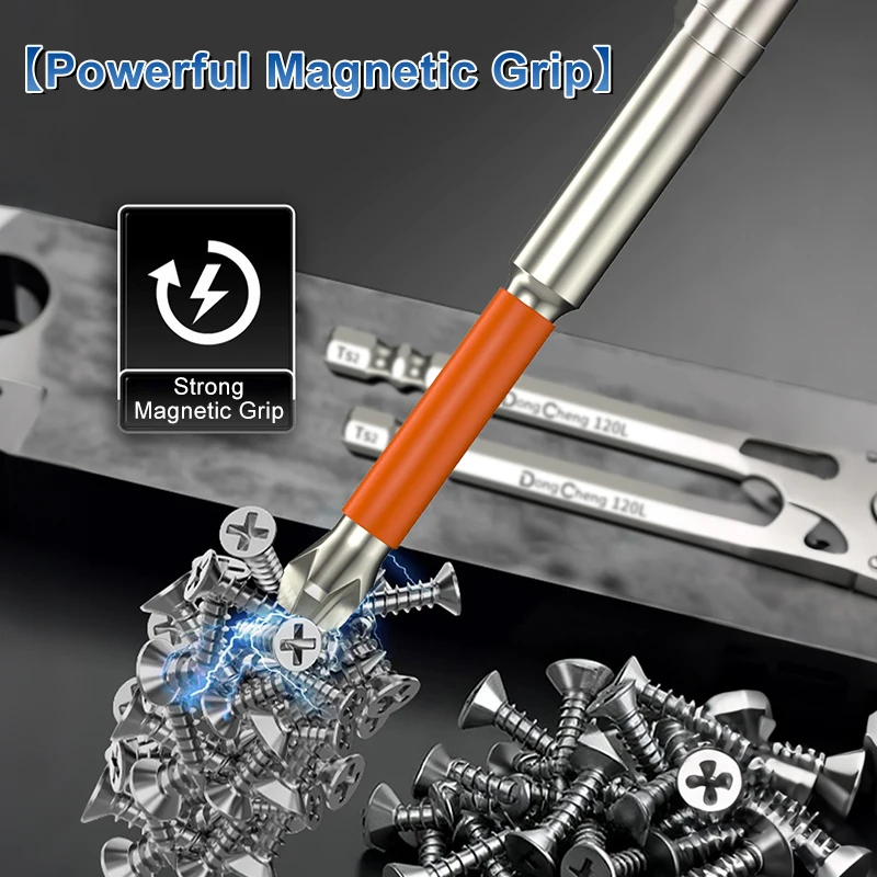 HVAC Screwdriver Bit Magnetic High Hardness TS2 Hex Shank AC Repair Air Conditioner Phillips Slotted Anti Rust Power Tool Bit