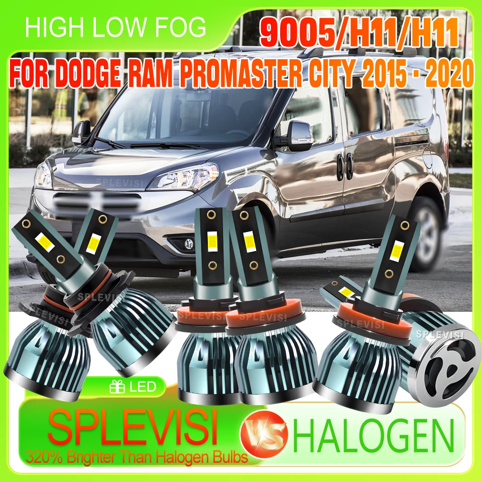 

Energy-Saving IP68 LED Headlight high low beam foglight 9005 H11 H11 For Dodge Ram ProMaster City 2015 2016 2017 2018 2019 2020