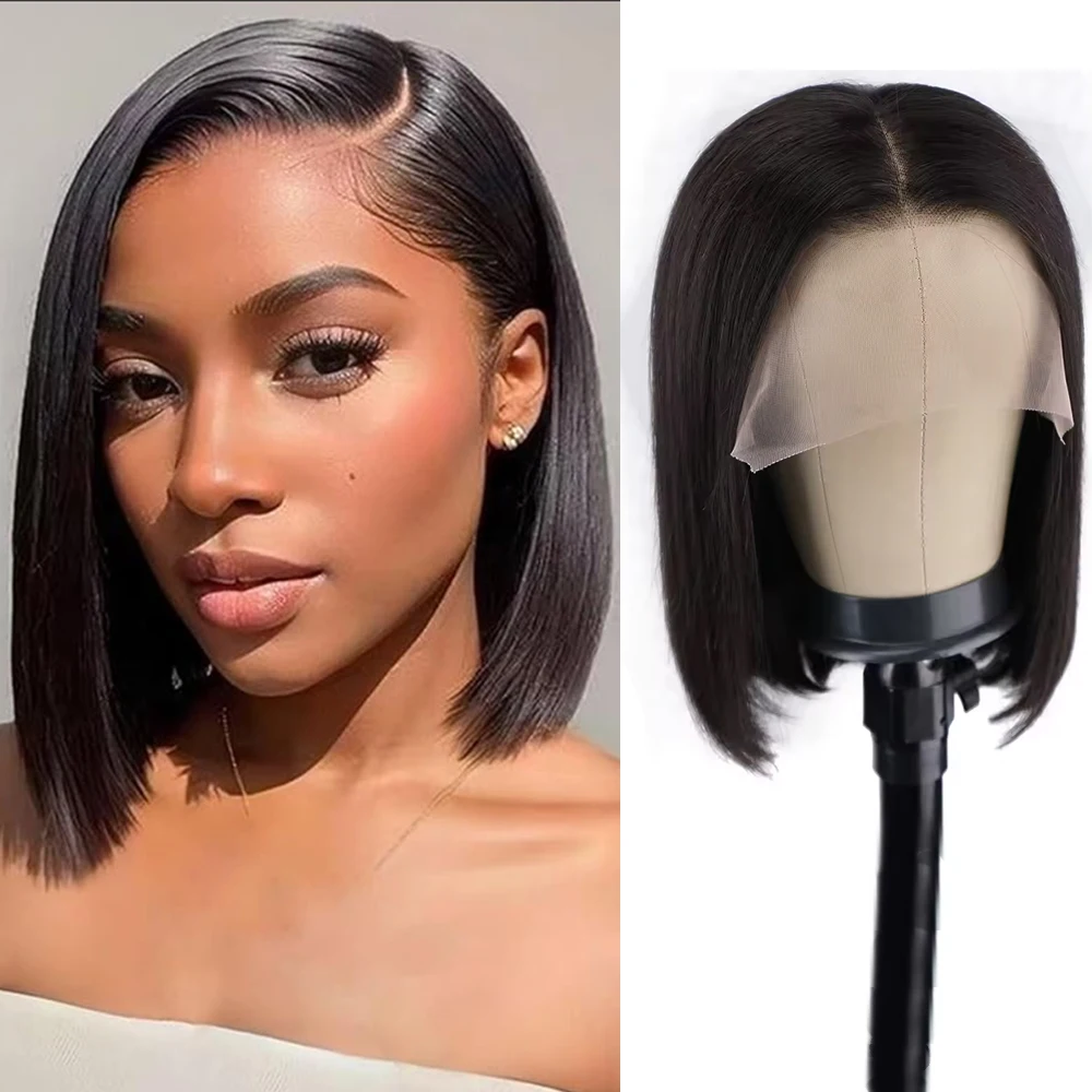 

Straight Bob Wigs Human Hair 13x4 4X4 Lace Human Hair Wigs Natural Color Hd Lace Frontal Wigs For Women