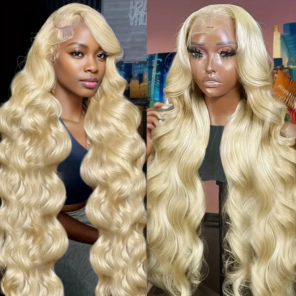 

Body Wave 13x4 13x6 Lace Front Human Hair Wigs 613 Blonde Wig For Black Women HD Transparent Glueless Brazilian Lace Frontal Wig