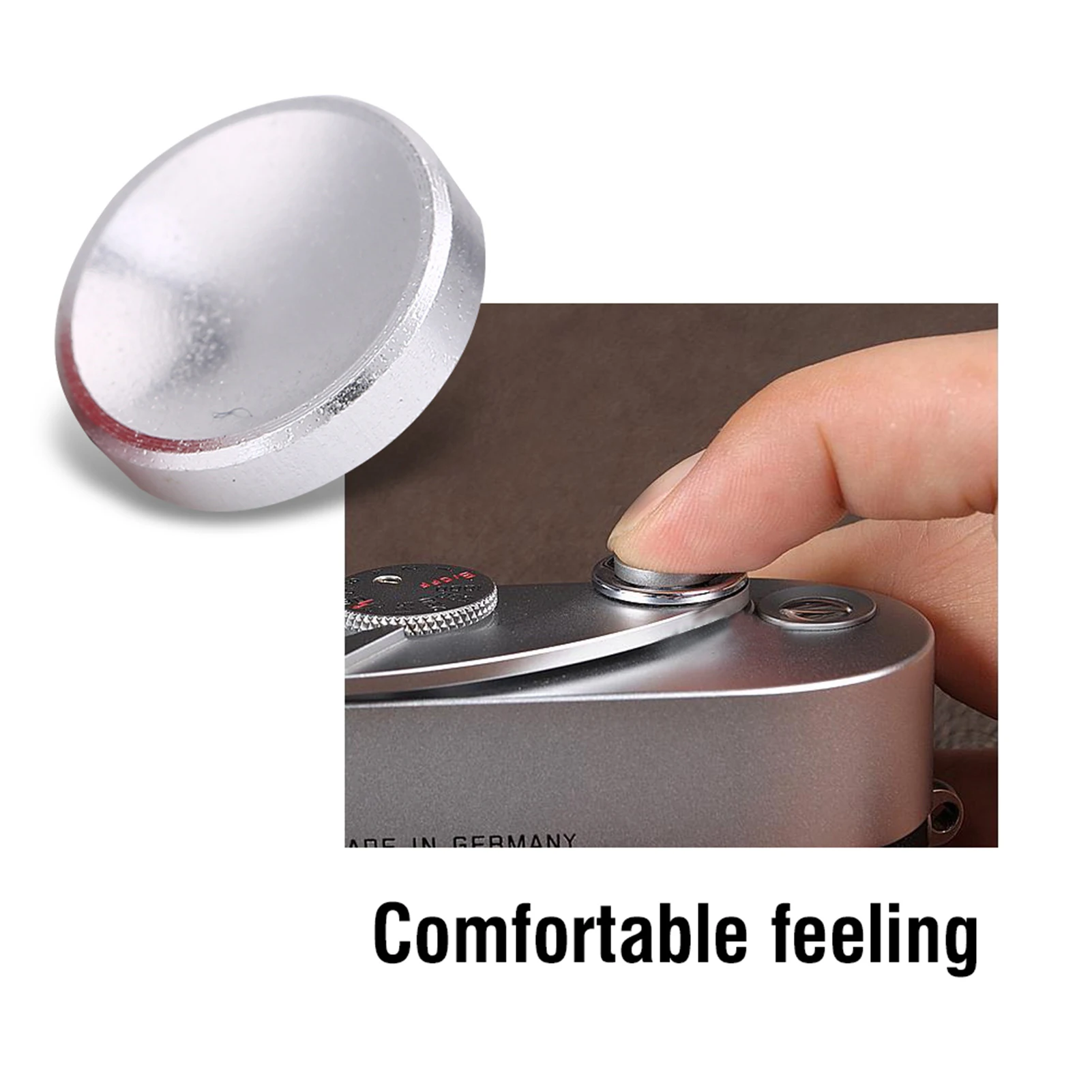 3pcs Aluminium Alloy Camera Shutter Release Buttons with Concave Surface Shutter Release Button Quick Release Button