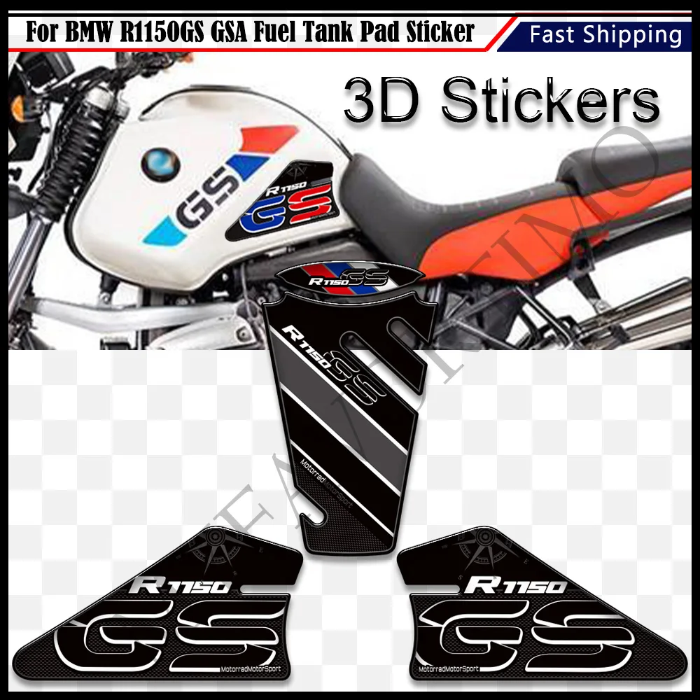 

motorcycle For BMW fuel tank decoration protection 3D sticker motorcycle For BMW R1150GS R1150 1150 GS