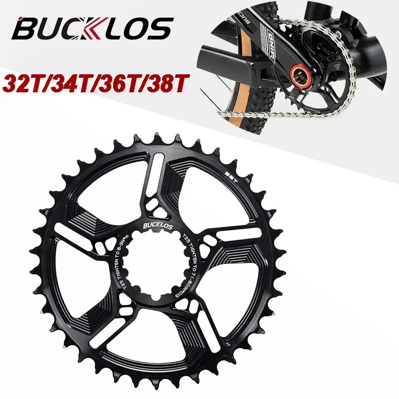 BUCKLOS Chainring 32/34/36/38T Mountain Bike Chainwheel Ultralight Bicycle Crown For Sram XX1 X9 XO X01 8/9/10/11S