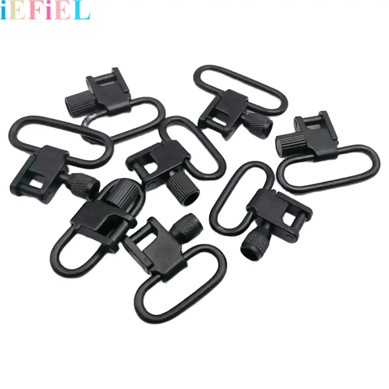 

10Pcs Zinc Alloy Quick-detach Backpacking Carabiners Sling Swivel Sling Mount 1.25 Inches Sling Swivels