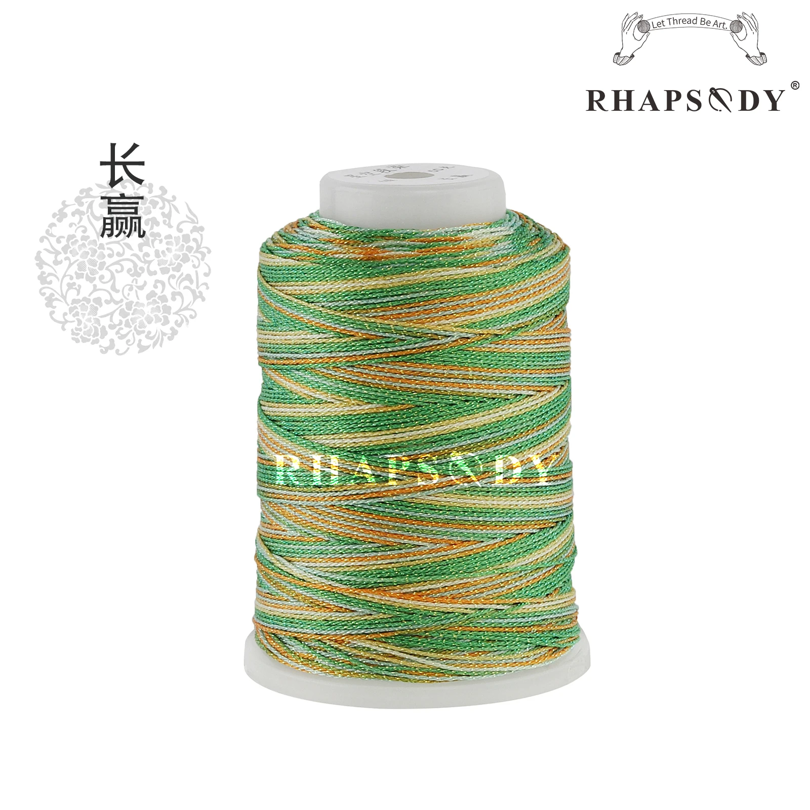Rhapsody Glitzer-Metallic-Polyesterfaden, 6 Fäden, 29, gemischte Farben, zum Nähen, für DIY-Projekte, zum Weben, für Freundschaftsbänder und zum Zopfen. – Detail 15
