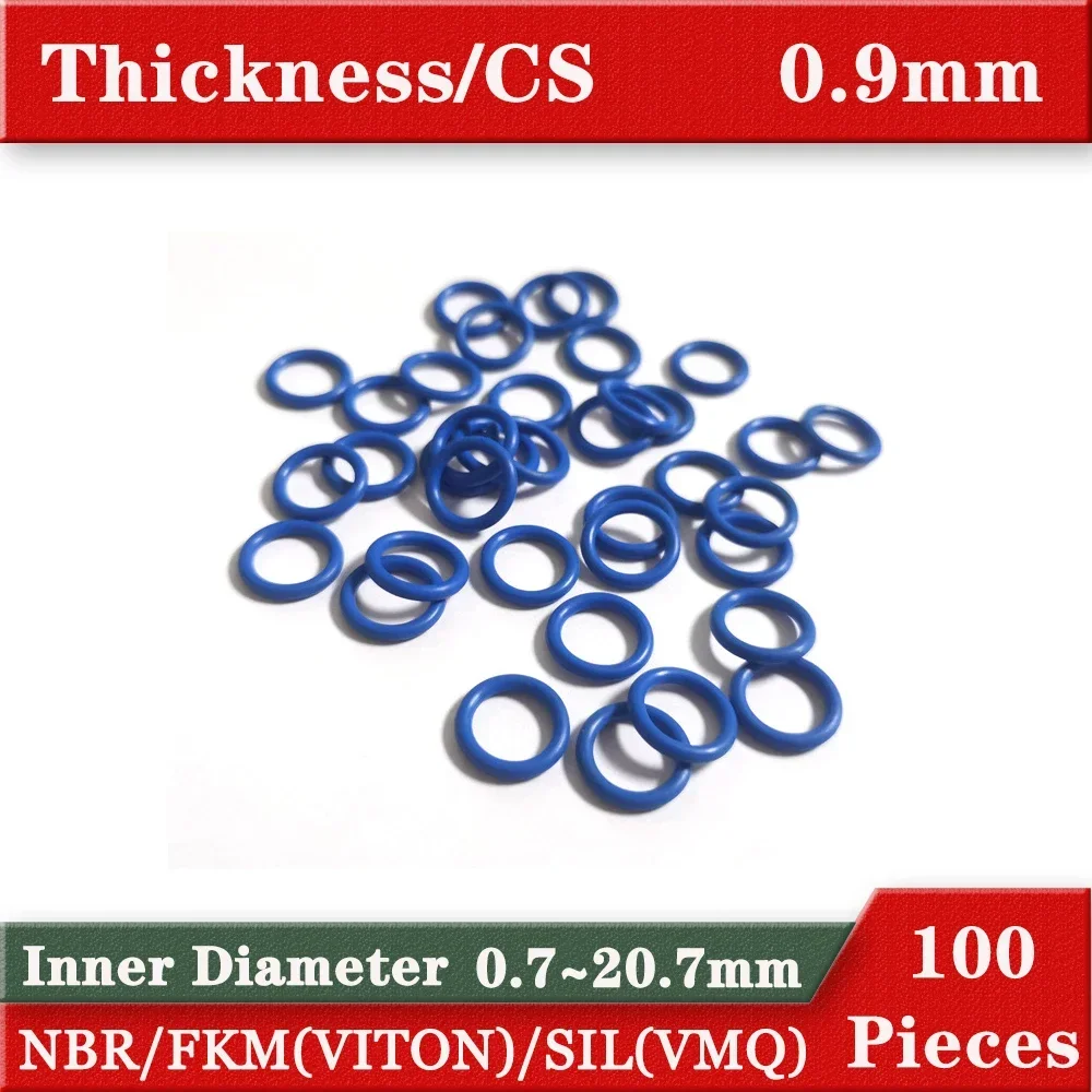 viton o rings NBR FKM gasket CS 0.9 mm  rubber orings gaskets ID 0.7-20.7mm  silicone ring rubber seal o-ring seal oil Resisting