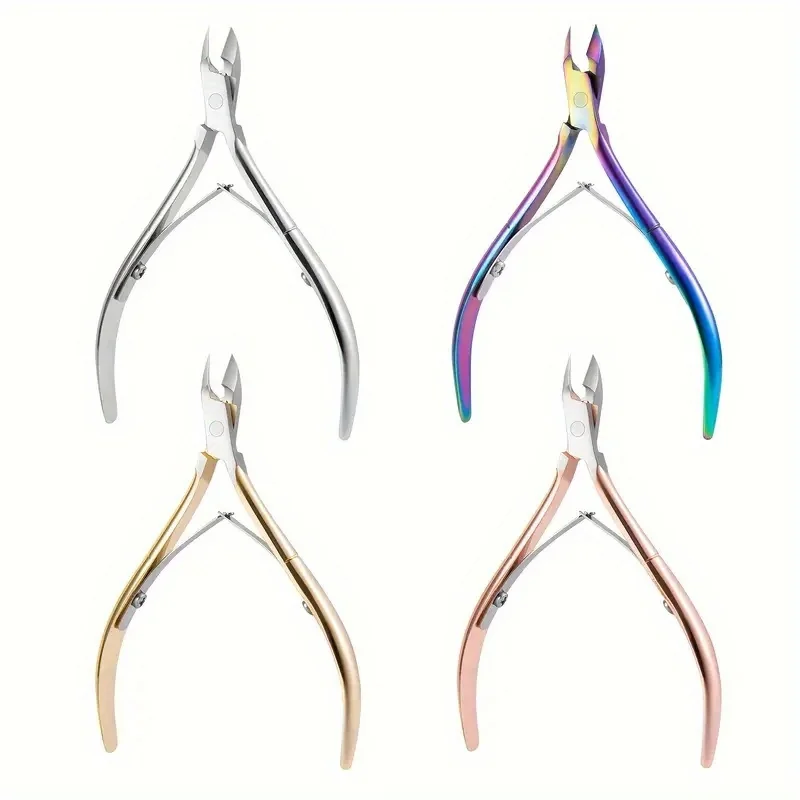 Nail Cuticle Nipper Stainless Steel Nail Clipper Cutter Cuticle Scissors Plier Manicure Tools