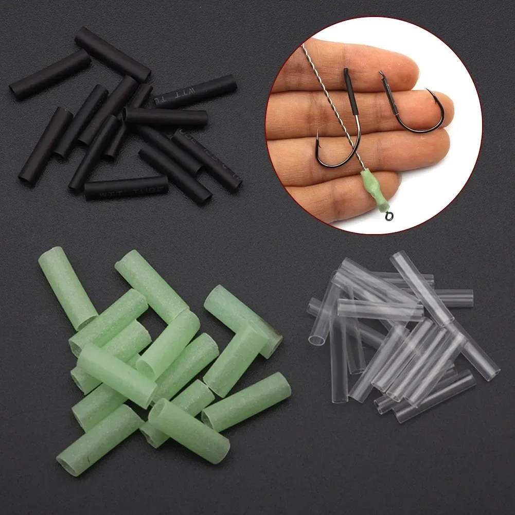 Fishing Shrink Tubes Hook Sleeves 50 Pcs Carp Fishing EVA Heat Shrink Tube Practical Sea Fishing Rigging Brand New