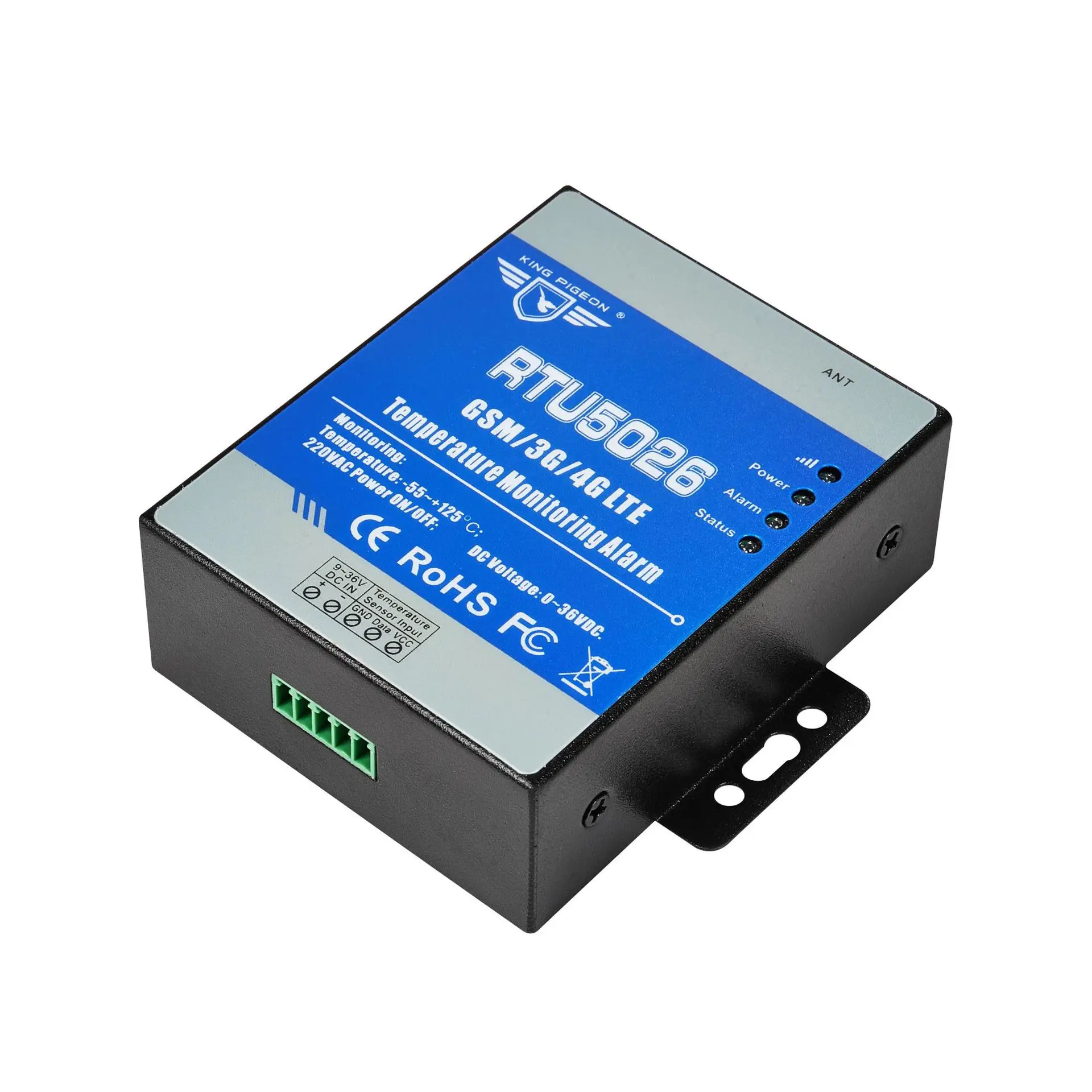 Computer Room Warehouse Temperature Alarm 220V Mains Power Failure Farm Alarm Temperature Control Wireless Alarm