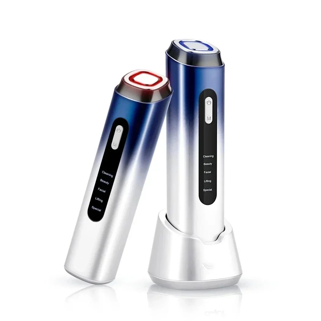 Instrument de beauté du visage EMS dispositif de Massage de nettoyage du visage outils de soins de la peau Instrument de soins de la peau Photon démaquillant des rides