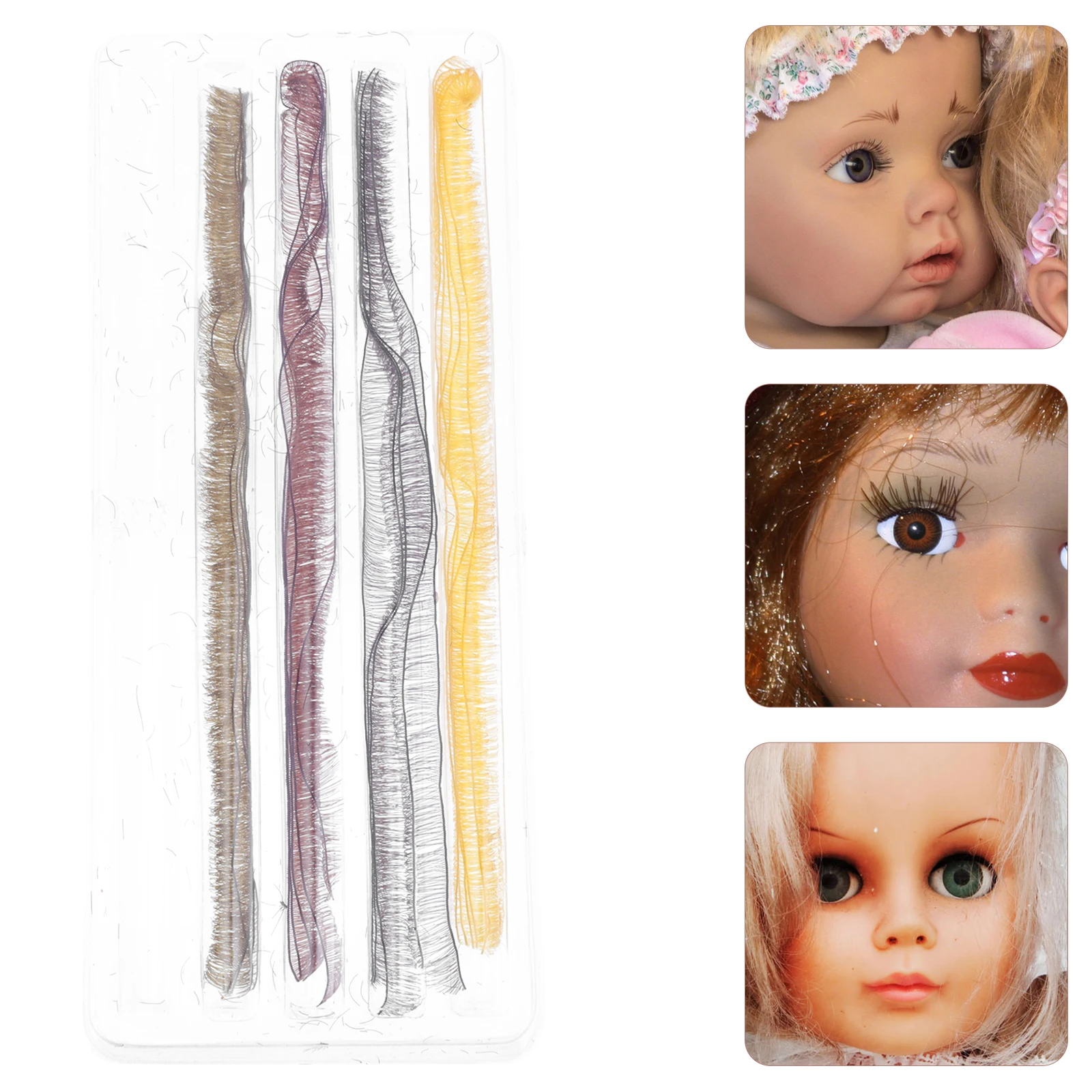 

20 Pcs False Eyelashes DIY Tools Fake Decorate Supplies Making Material s Nylon Child