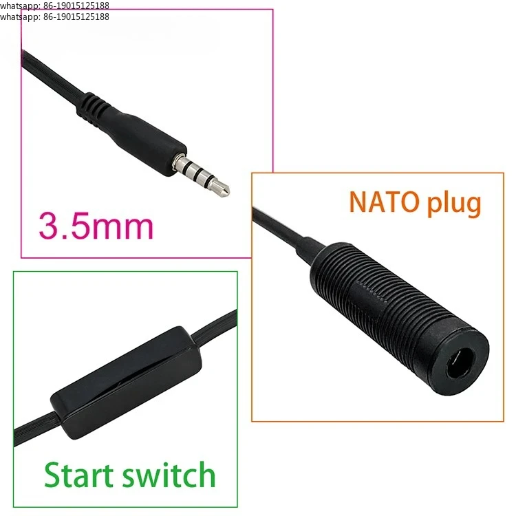 2026 Military TP120 plug 3.5mm MP3 music adapter