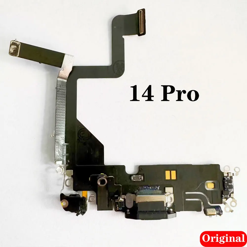 Original Charging Port For iPhone 14 14 Plus Replacement Dock Connector With Mic For Iphone 14 pro max parts