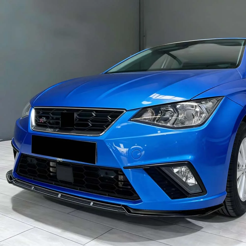 

Комплект из 3-х частей для Seat Ibiza MK5 Standard/FR 2017-2025+ (передний бампер, диффузор, сплиттер, спойлер) из ABS-пластика, глянцевый черный, для тюнинга кузова