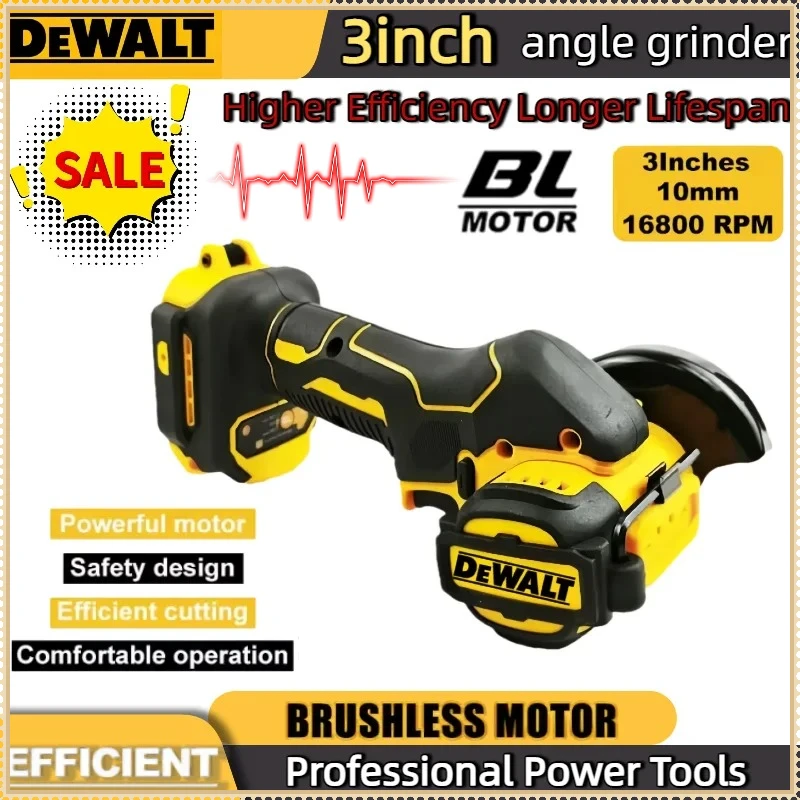 

Беспроводная мини-шлифовальная машина DEWALT 3 дюйма, угловая шлифовальная машина, электрический инструмент для резки, совместимый с аккумуляторами DEWALT 20V 18V