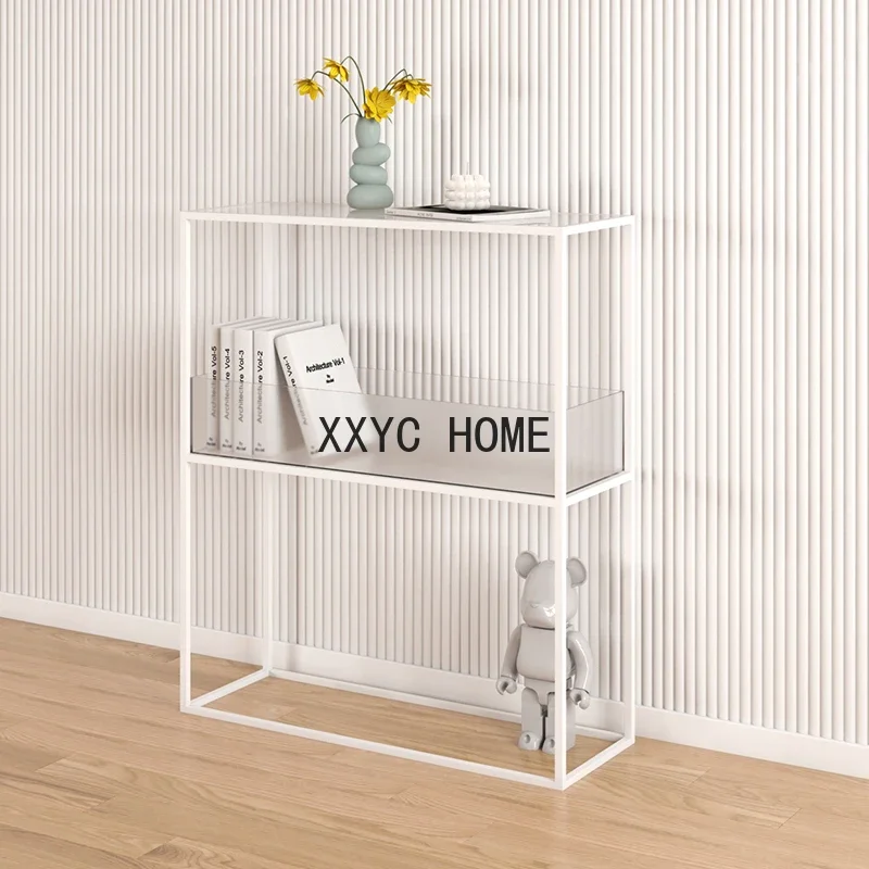 Nordic Creative Acrylic Display Display Shelf Multilayer Simplicity Living Room Floor Storage Rack Storage Rack