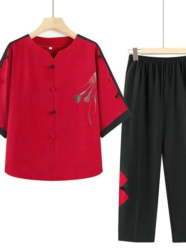 ms-clothing-summer-teequarter-sve-blouse-silk-fabric-vintage-sle-women's-top-lightweight-thin-design-glass-fiber-material