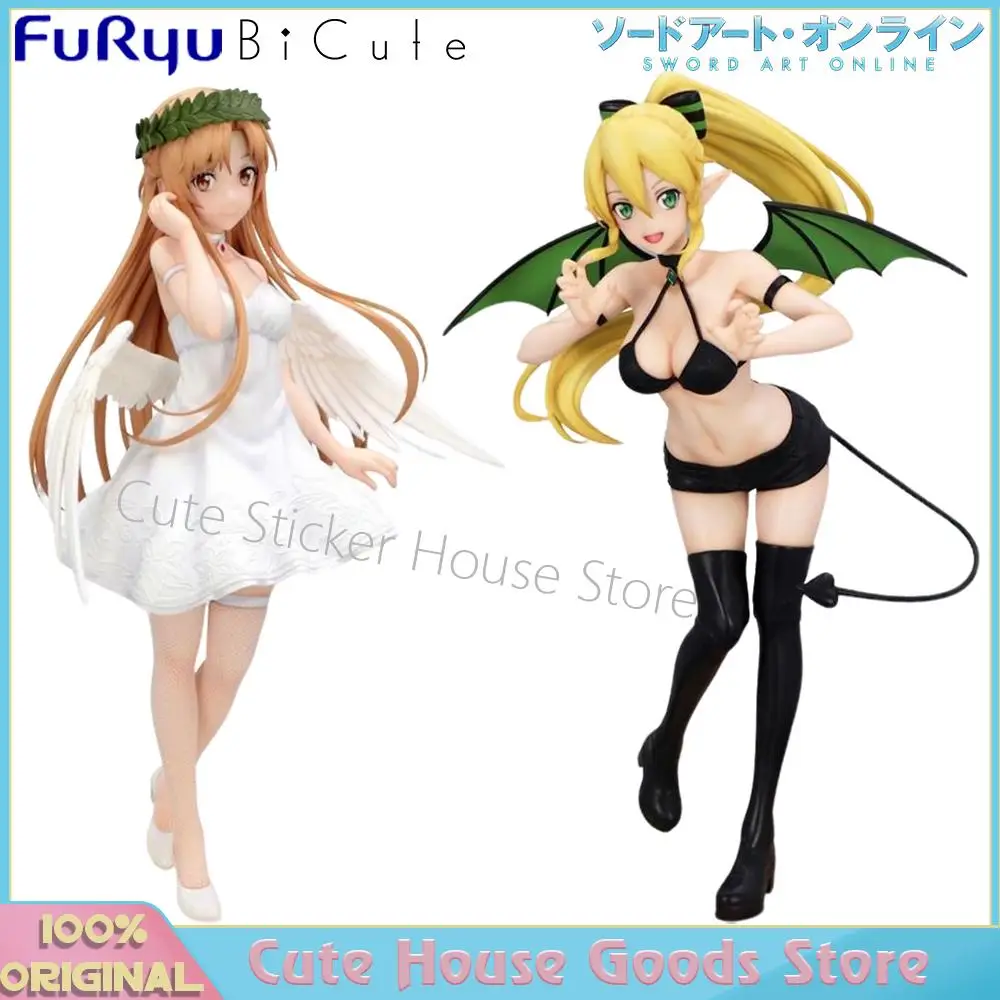 

[Предзаказ] Оригинальная серия Furyu Bicute Sword Art Online Leafa Asuna Милый ангел и демон 25 см Kawaii Girls Waifu Фигурки Модель
