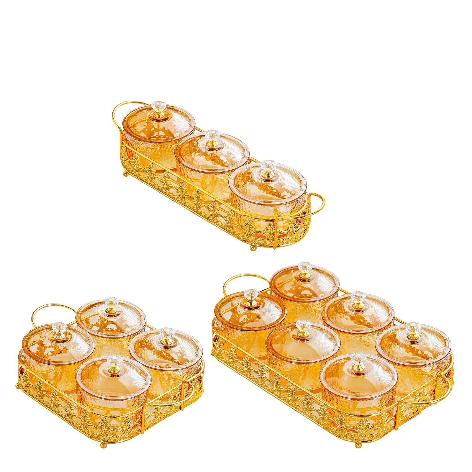 

Dried Fruit Tray Divided Serving Platter Removable Nordic Condiment Tray