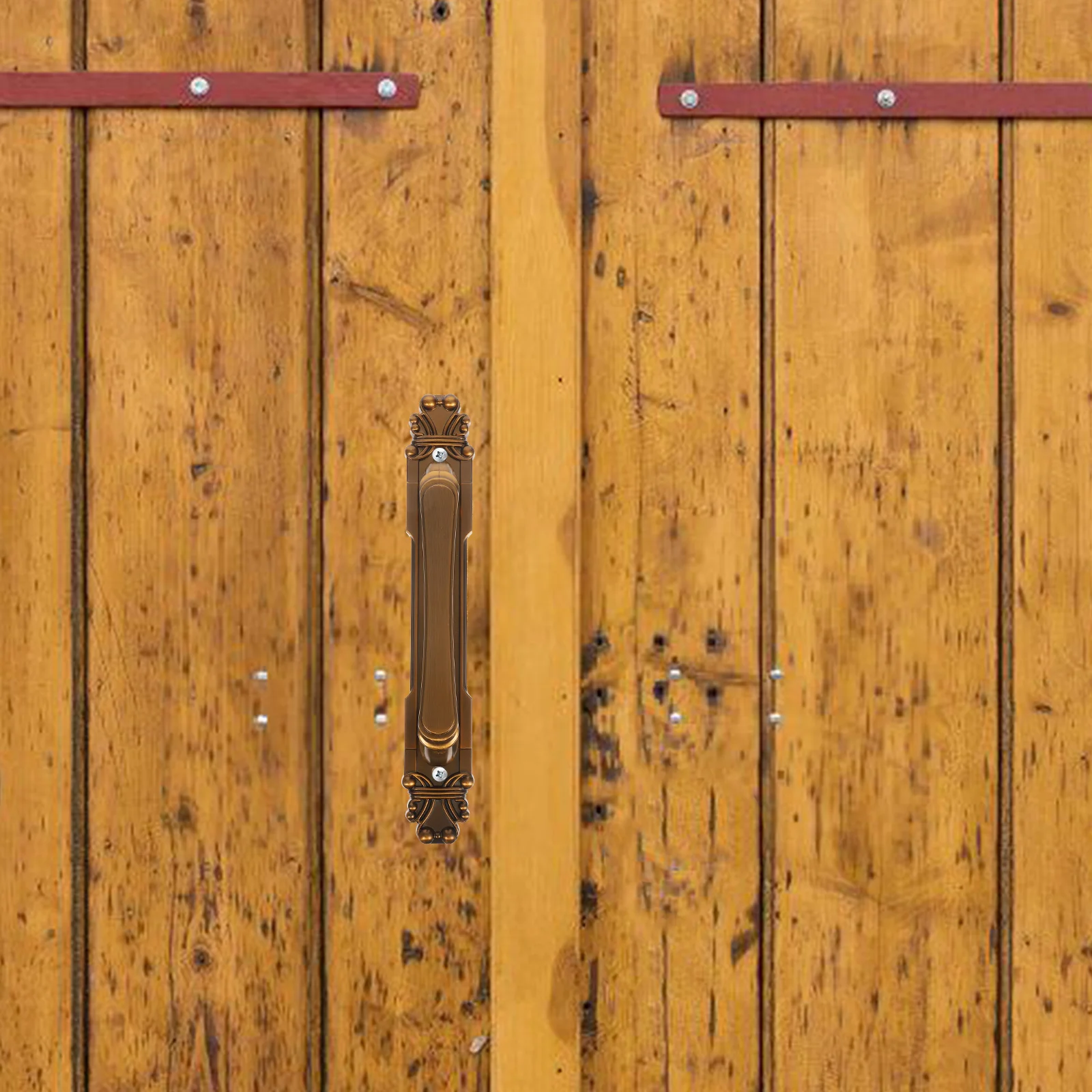 

Sliding Barn Door Handle Vintage Bronze Metal Pull for Wooden Doors Barn Doors Gates Wardrobe Hardware Handle for Sliding Door