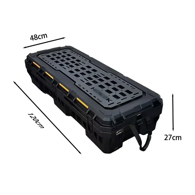 95L Waterproof Rotomolded Roof Box With Password Off-road Outdoor Gear Camping Travel Roof Storage Carrier