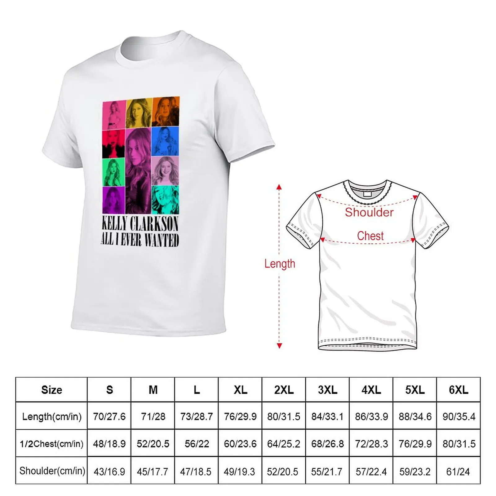 New ALL I EVER WANTED T-Shirt blank t shirts Blouse quick-drying t-shirt t shirts for men cotton