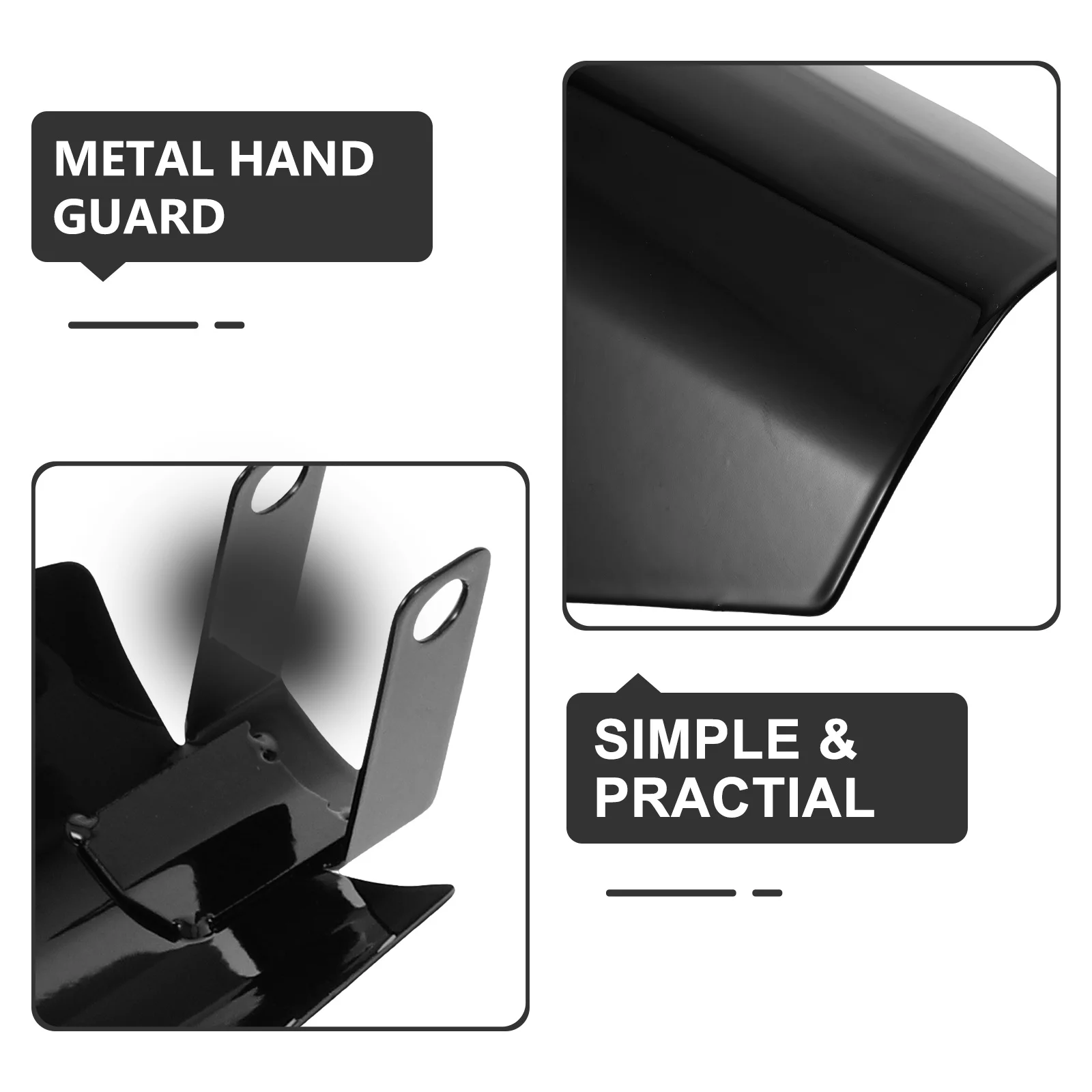 1 par universal motocicleta protetor de mão guiador guarda capa protetora de aço inoxidável à prova vento para moto