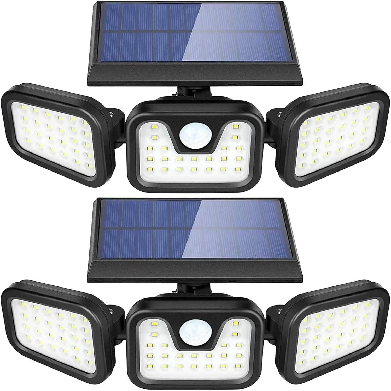 

1/2PCS Outdoor Solar Lights 74 LED Solar Security Light with Motion Sensor 3 Modes Solar Wall Lamp for Yard Porch Garage Pathway
