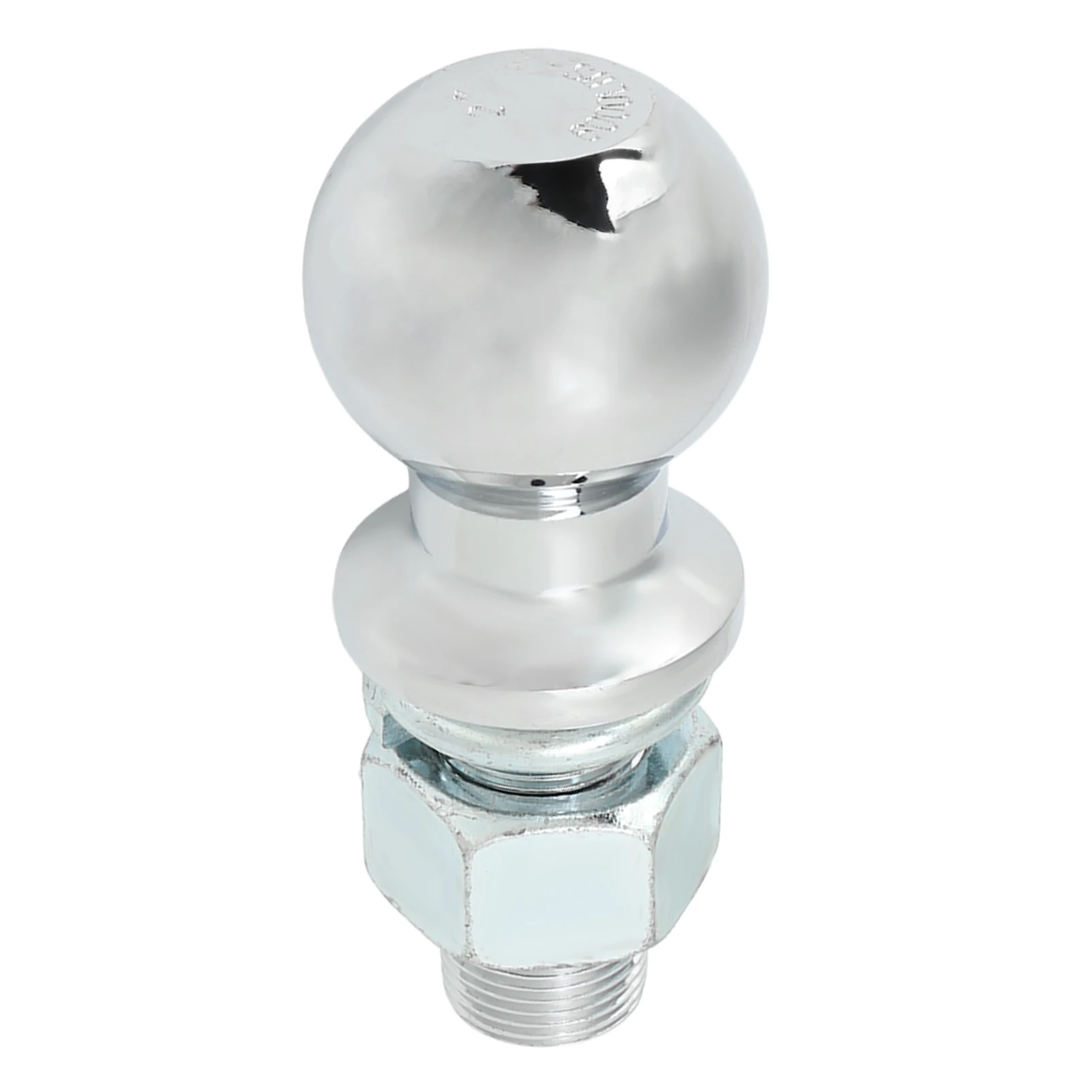 트레일러 볼 견고한 스테인리스 스틸 1x2 1/8인치 샹크 안전 설치 트레일러 히치 볼 2인치 직경