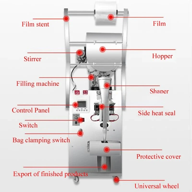 Automatic Honey Packaging Machine Tomato Salad Dressing Shampoo Sauce Package Paste Filling Machine