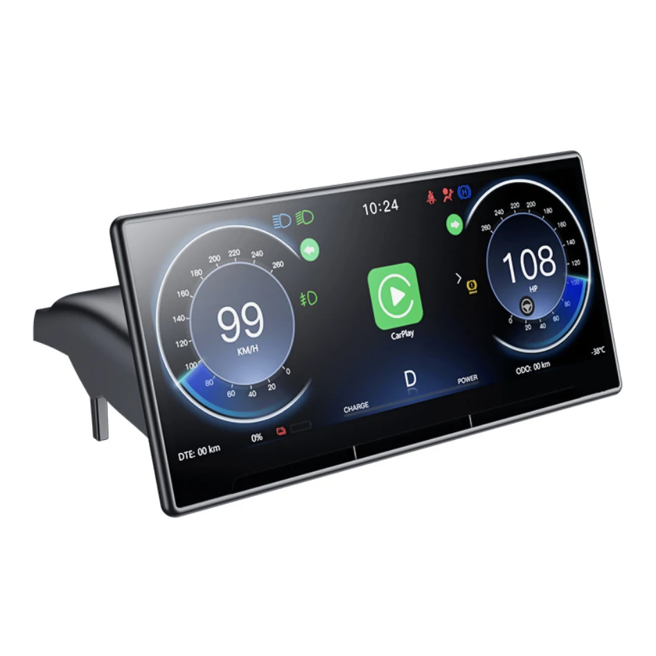 Upgrade Multi-language Function F10 Car Universal HUD HD Screen Head up Display OBD2+GPS Dual System