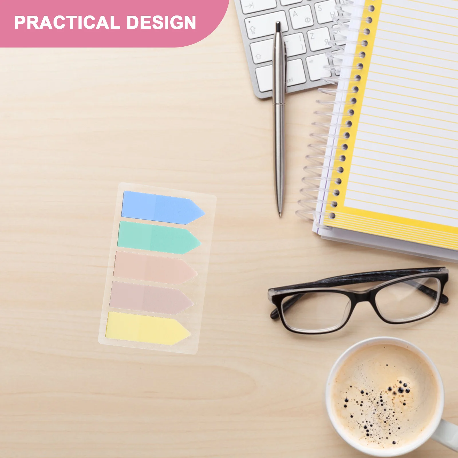 

10Sets Arrow Tabs Small Colored Sticky Reading Tabs Practical Page Markers for Notes Books Office Supplies Bookmarks