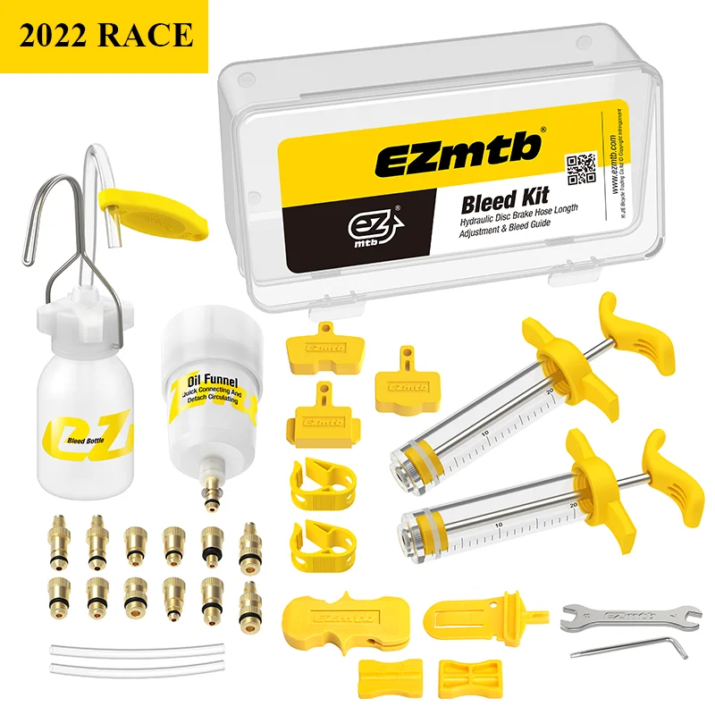 Bicycle Hydraulic Disc Brake Oil Bleed Kit Tools Ezmtb 2022 PRO For SHIMANO, SRAM, Avid, MAGURA 2021 Road MTB Bike Repair Tool