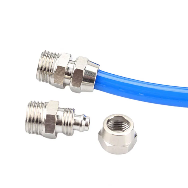 Industrial Male Screw Pneumatic Quick Connector Air Fitting Luer Lock Adapter for Hose Tube Connectors