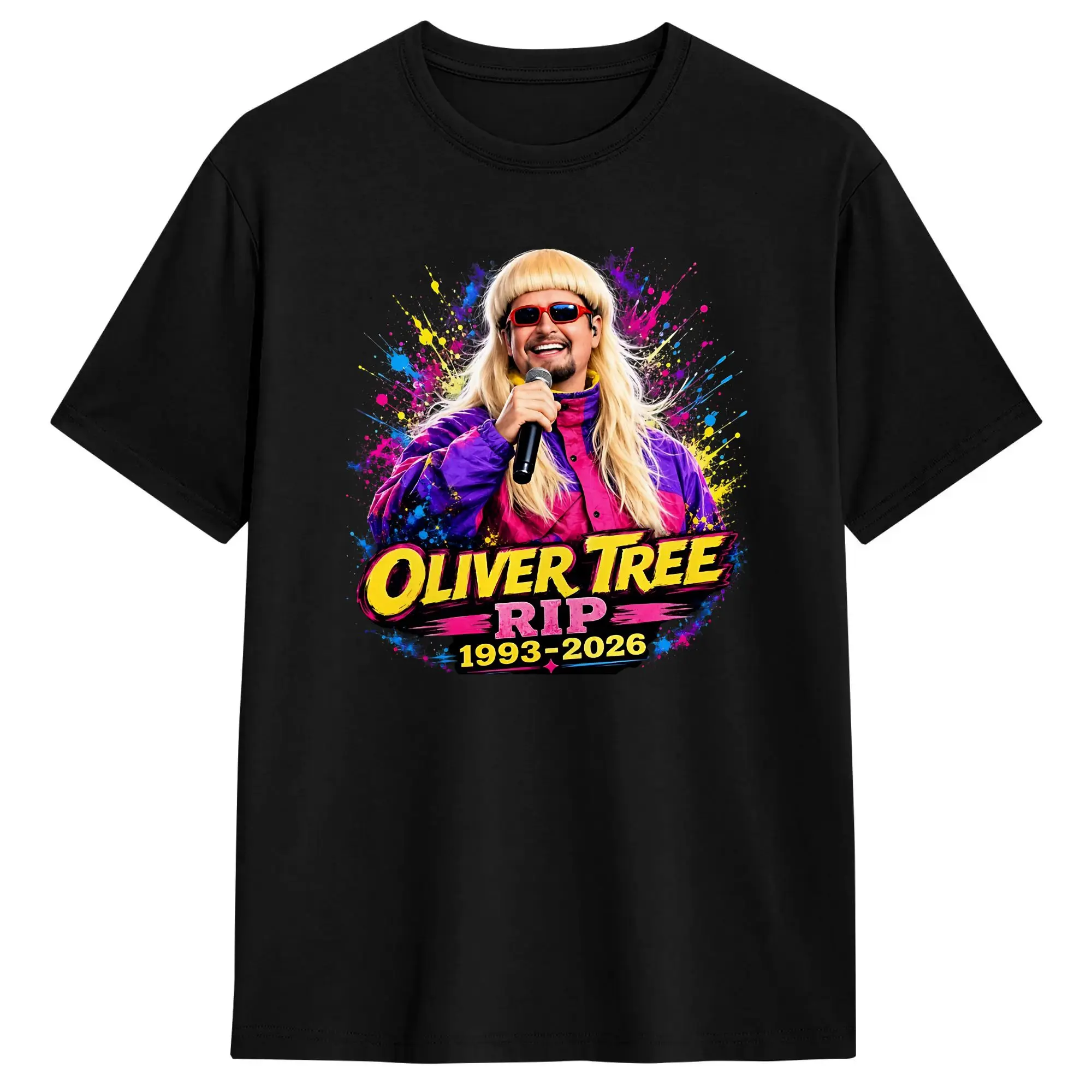 Oliver Tree Rest In Peace 1993 to 2026 T-Shirt Summer  Y2K Basic T Shirts Cotton Trending Tee Shirt For Men Casual Tees