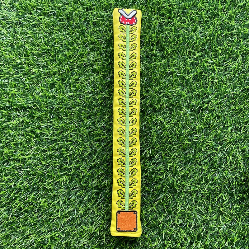 Golf pointer cover Golf Alignment Stick Cover golf Locating rod sleeve PU Leather  Double-s