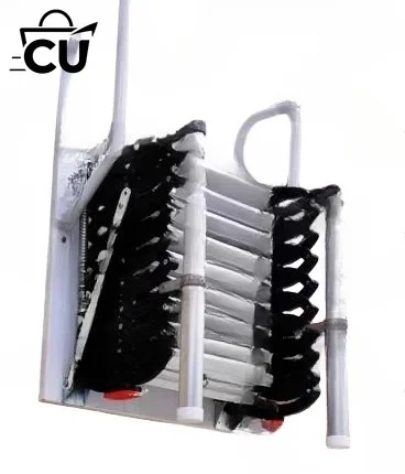 carbon steel Lift Ladders for Home Indoor Space-saving Attic Telescopic Staircase Outdoor Wall-mounted Telescopic Step Ladder