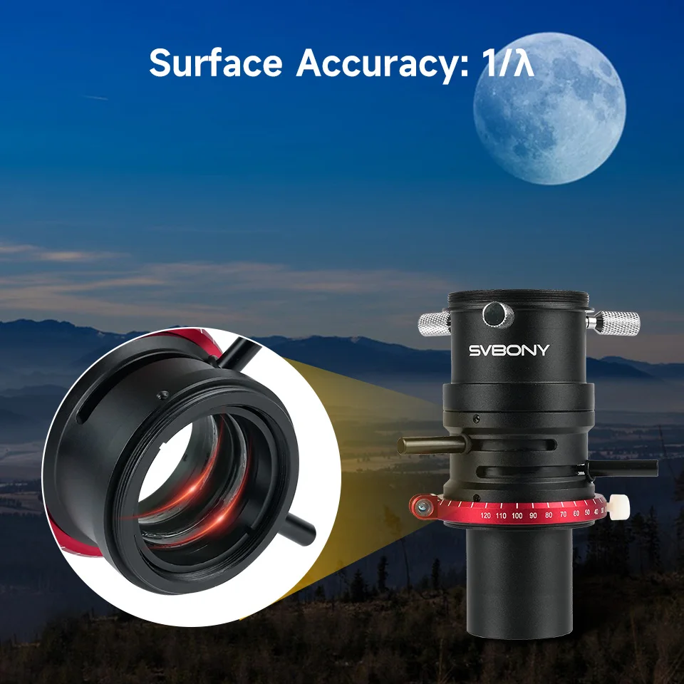 Svbony SV199 Teleskop ADC Atmosphärische Dispersion Corrector 1,25'' für Teleskop Professionelle Fotografie Teil SV199 – Detail 22