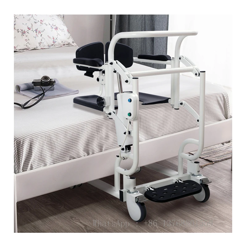 Wholesale Remote Control Medical Portable Toilet Wheelchair- Move Elderly Patient Nursing Transfer Chair with Commode