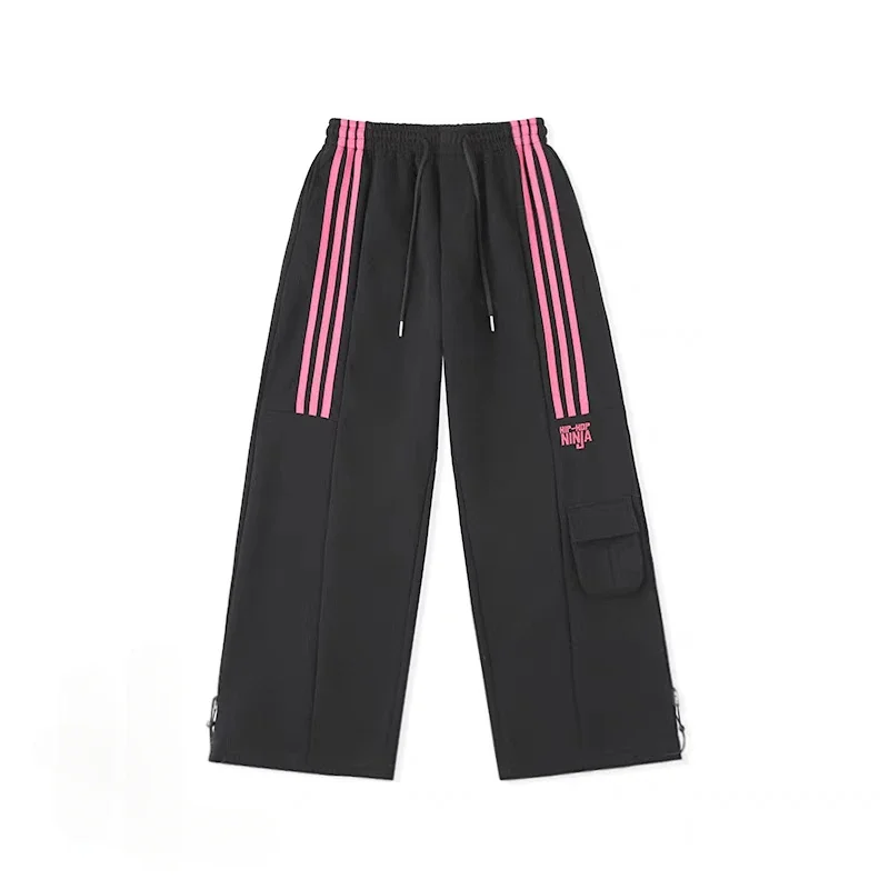 Novos trajes de dança moderna jazz para meninas preto cinza colheita topos calças largas terno adolescentes crianças hip hop dança rua roupas palco