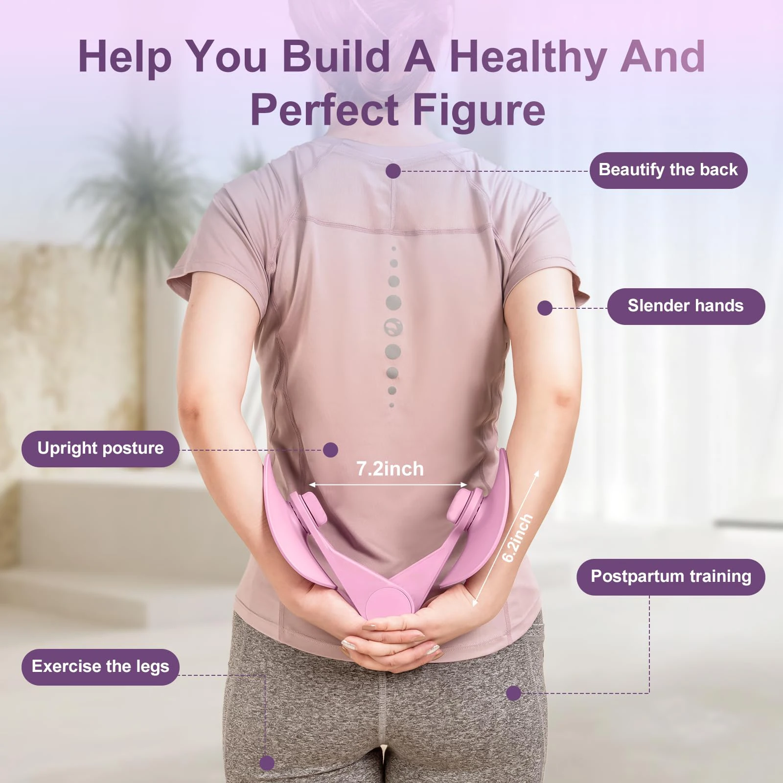 جهاز تمرين عضلات أرضية الحوض، جهاز التحكم في المثانة، مقاومة قابلة للتعديل للجنسين، معدات صالة الألعاب الرياضية للياقة البدنية