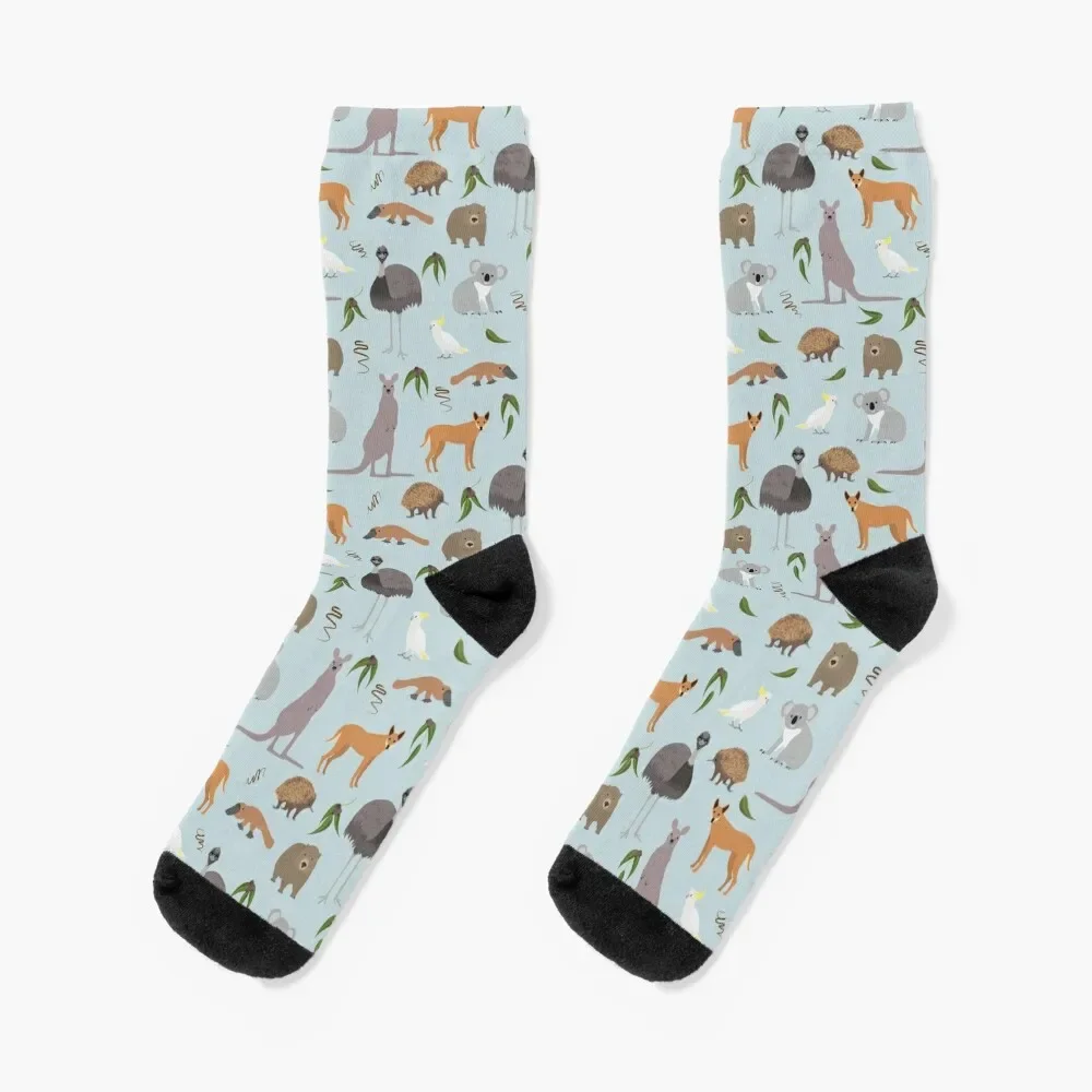 

Australian Animals Socks new year hockey Socks Women Men's