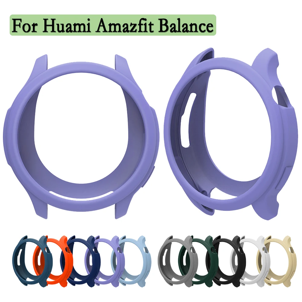 Watch Case For Huami Amazfit Balance Watch Decoration High Quality Soft Silicone Cover Anti Scratch Protective Shell