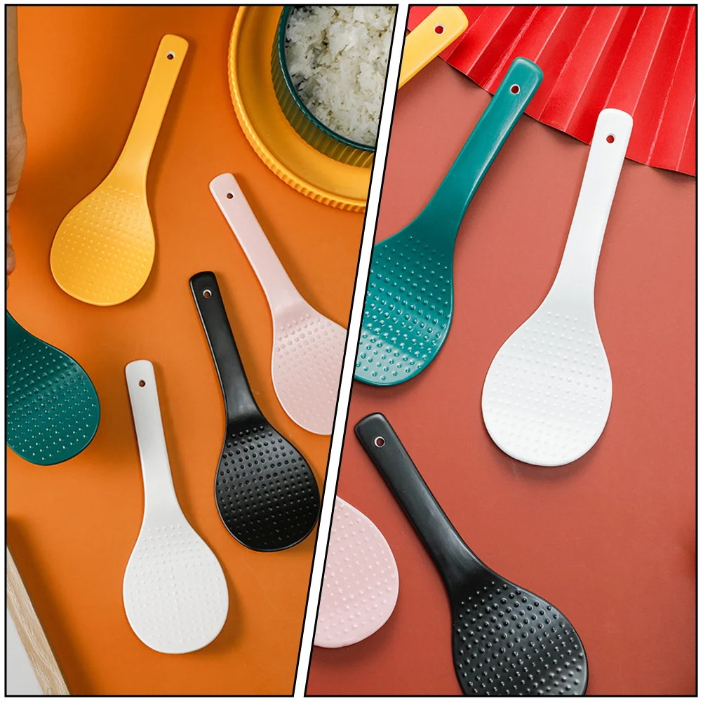 

1Pcs Nonstick Rice Spoon Simple Style Resistant Kitchen Tool for Home Restaurant Use Ceramic Ladle