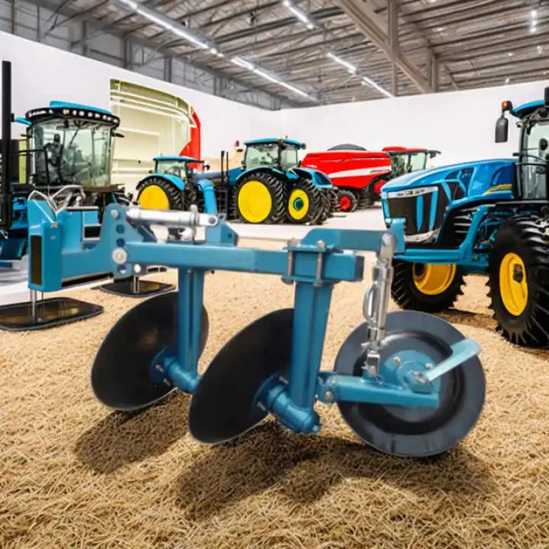 Lightweight -Furrow Motorized Tractor Drive Disc Plough Cultior Farm Greenhouse Vegetle Fields