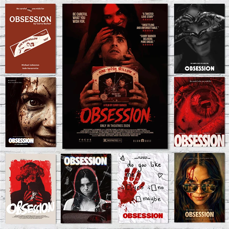 Horror Movie Obsession Posters Latest Thriller Prints Canvas Painting Obsession Wall Art Pictures Home Living Room Decoration