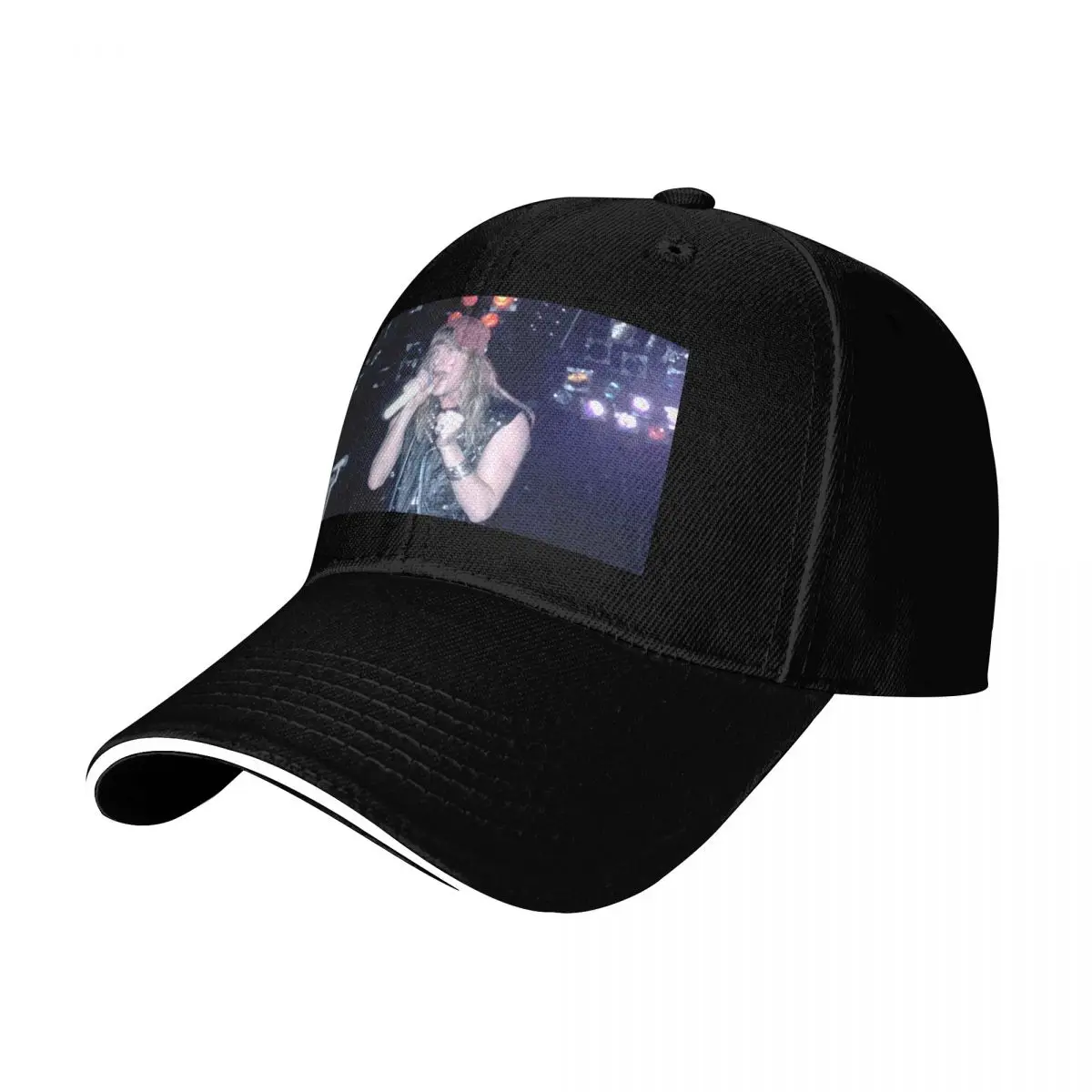Jani Lane Warrant Photograph Baseball Cap Curved Brim Classic Fit Low Profile Unstructured Unisex for Men Women